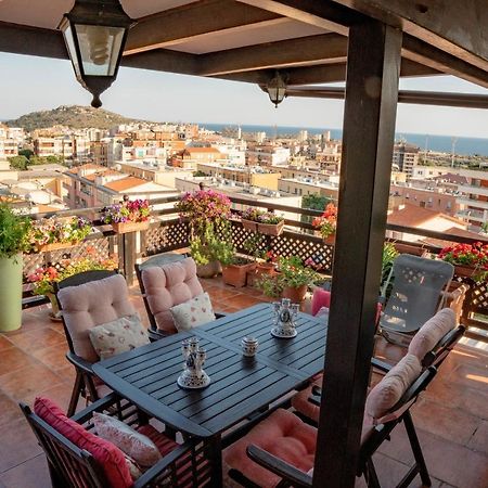 Villa Prestigioso Attico Panoramico Cagliari Exterior foto